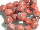 TOKO-BEADS AG953N-18 Glass bead (strand) 17mm AG953N-18 六面カットビーズ(L)(連) 17mm Asian bead & African bead  Handmade,Lampeork,bead,asia,india,ethnic,parts,accessory,beads とんぼ玉,ビーズ,トンボ玉,アジア,インド,エスニック,手作り,パーツ,アクセサリー