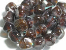 TOKO-BEADS AG953N-21 Glass bead (strand) 17mm AG953N-21 六面カットビーズ(L)(連) 17mm Asian bead & African bead  Handmade,Lampeork,bead,asia,india,ethnic,parts,accessory,beads とんぼ玉,ビーズ,トンボ玉,アジア,インド,エスニック,手作り,パーツ,アクセサリー