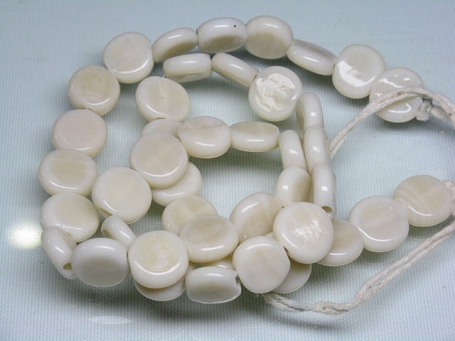 TOKO-BEADS AG954N-31 Glass bead  (strand) 9~11mm AG954N-31 丸型フラットビーズ（連） 9~11mm Asian bead & African bead  Handmade,Lampeork,bead,asia,india,ethnic,parts,accessory,beads とんぼ玉,ビーズ,トンボ玉,アジア,インド,エスニック,手作り,パーツ,アクセサリー