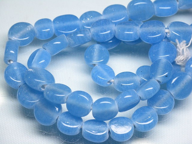 TOKO-BEADS AG954N-33 Glass bead  (strand) 9~11mm AG954N-33 丸型フラットビーズ（連） 9~11mm Asian bead & African bead  Handmade,Lampeork,bead,asia,india,ethnic,parts,accessory,beads とんぼ玉,ビーズ,トンボ玉,アジア,インド,エスニック,手作り,パーツ,アクセサリー