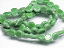 TOKO-BEADS AG954N-36 Glass bead  (strand) 8~9mm AG954N-36 丸型フラットビーズ（連） 8~9mm Asian bead & African bead  Handmade,Lampeork,bead,asia,india,ethnic,parts,accessory,beads とんぼ玉,ビーズ,トンボ玉,アジア,インド,エスニック,手作り,パーツ,アクセサリー