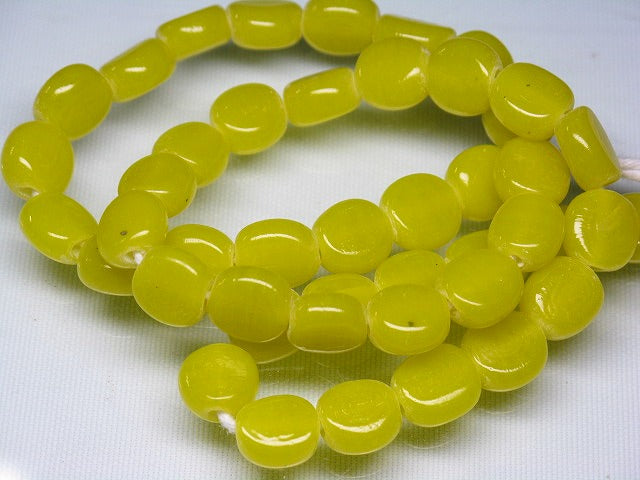TOKO-BEADS AG954N-39 Glass bead  (strand) 8~9mm AG954N-39 丸型フラットビーズ（連） 8~9mm Asian bead & African bead  Handmade,Lampeork,bead,asia,india,ethnic,parts,accessory,beads とんぼ玉,ビーズ,トンボ玉,アジア,インド,エスニック,手作り,パーツ,アクセサリー