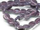 TOKO-BEADS AG954N-47 Glass bead  (strand) 9~11mm AG954N-47 丸型フラットビーズ（連） 9~11mm Asian bead & African bead  Handmade,Lampeork,bead,asia,india,ethnic,parts,accessory,beads とんぼ玉,ビーズ,トンボ玉,アジア,インド,エスニック,手作り,パーツ,アクセサリー