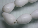 TOKO-BEADS AG954-61N Glass bead (strand) 8~9mm AG954-61N 縦穴しずく型ビーズ（連） 8~9mm Asian bead & African bead  Handmade,Lampeork,bead,asia,india,ethnic,parts,accessory,beads とんぼ玉,ビーズ,トンボ玉,アジア,インド,エスニック,手作り,パーツ,アクセサリー