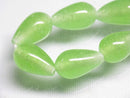 TOKO-BEADS AG954-65N Glass bead (strand)  8~9mm AG954-65N 縦穴しずく型ビーズ（連）  8~9mm Asian bead & African bead  Handmade,Lampeork,bead,asia,india,ethnic,parts,accessory,beads とんぼ玉,ビーズ,トンボ玉,アジア,インド,エスニック,手作り,パーツ,アクセサリー
