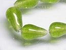 TOKO-BEADS AG954-66N Glass bead (strand)  8~9mm AG954-66N 縦穴しずく型ビーズ（連）  8~9mm Asian bead & African bead  Handmade,Lampeork,bead,asia,india,ethnic,parts,accessory,beads とんぼ玉,ビーズ,トンボ玉,アジア,インド,エスニック,手作り,パーツ,アクセサリー