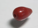 TOKO-BEADS AG954-72S Glass bead  8~9mm AG954-72S 縦穴しずく型ビーズ  8~9mm Asian bead & African bead  Handmade,Lampeork,bead,asia,india,ethnic,parts,accessory,beads とんぼ玉,ビーズ,トンボ玉,アジア,インド,エスニック,手作り,パーツ,アクセサリー