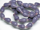 TOKO-BEADS AG954N-75 Glass bead (strand) 8~9mm AG954N-75 縦穴しずく型ビーズ（連） 8~9mm Asian bead & African bead  Handmade,Lampeork,bead,asia,india,ethnic,parts,accessory,beads とんぼ玉,ビーズ,トンボ玉,アジア,インド,エスニック,手作り,パーツ,アクセサリー