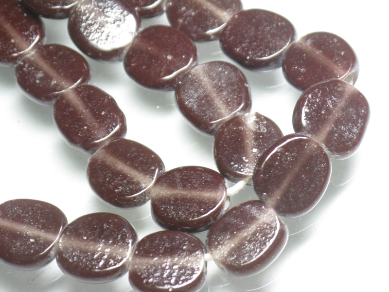TOKO-BEADS AG954-52N Glass bead  (strand) 9.5~11mm AG954-52N 丸型フラットビーズ（連） 9.5~11mm Asian bead & African bead  Handmade,Lampeork,bead,asia,india,ethnic,parts,accessory,beads とんぼ玉,ビーズ,トンボ玉,アジア,インド,エスニック,手作り,パーツ,アクセサリー