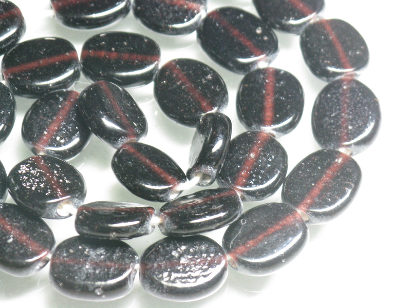 TOKO-BEADS AG954-53N Glass bead  (strand) 9.5~11mm AG954-53N 丸型フラットビーズ（連） 9.5~11mm Asian bead & African bead  Handmade,Lampeork,bead,asia,india,ethnic,parts,accessory,beads とんぼ玉,ビーズ,トンボ玉,アジア,インド,エスニック,手作り,パーツ,アクセサリー