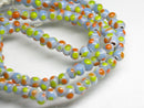 TOKO-BEADS AG955N-07 Glass bead (strand) 4~6mm AG955N-07 微小とんぼ玉（連） 4~6mm Asian bead & African bead  Handmade,Lampeork,bead,asia,india,ethnic,parts,accessory,beads とんぼ玉,ビーズ,トンボ玉,アジア,インド,エスニック,手作り,パーツ,アクセサリー