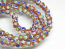 TOKO-BEADS AG955N-23 Glass bead (strand) 4~6mm AG955N-23 微小とんぼ玉（連） 4~6mm Asian bead & African bead  Handmade,Lampeork,bead,asia,india,ethnic,parts,accessory,beads とんぼ玉,ビーズ,トンボ玉,アジア,インド,エスニック,手作り,パーツ,アクセサリー