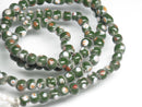 TOKO-BEADS AG955N-24 Glass bead (strand) 4~6mm AG955N-24 微小とんぼ玉（連） 4~6mm Asian bead & African bead  Handmade,Lampeork,bead,asia,india,ethnic,parts,accessory,beads とんぼ玉,ビーズ,トンボ玉,アジア,インド,エスニック,手作り,パーツ,アクセサリー