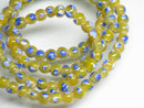 TOKO-BEADS AG955N-34 Glass bead (strand) 4~6mm AG955N-34 微小とんぼ玉（連） 4~6mm Asian bead & African bead  Handmade,Lampeork,bead,asia,india,ethnic,parts,accessory,beads とんぼ玉,ビーズ,トンボ玉,アジア,インド,エスニック,手作り,パーツ,アクセサリー
