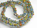 TOKO-BEADS AG955N-38 Glass bead (strand) 4~6mm AG955N-38 微小とんぼ玉（連） 4~6mm Asian bead & African bead  Handmade,Lampeork,bead,asia,india,ethnic,parts,accessory,beads とんぼ玉,ビーズ,トンボ玉,アジア,インド,エスニック,手作り,パーツ,アクセサリー