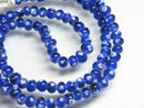 TOKO-BEADS AG955N-46 Glass bead (strand) 6~6.5mm AG955N-46 微小とんぼ玉（連） 6~6.5mm Asian bead & African bead  Handmade,Lampeork,bead,asia,india,ethnic,parts,accessory,beads とんぼ玉,ビーズ,トンボ玉,アジア,インド,エスニック,手作り,パーツ,アクセサリー