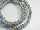 TOKO-BEADS AG955N-47 Glass bead (strand) 6~6.5mm AG955N-47 微小とんぼ玉（連） 6~6.5mm Asian bead & African bead  Handmade,Lampeork,bead,asia,india,ethnic,parts,accessory,beads とんぼ玉,ビーズ,トンボ玉,アジア,インド,エスニック,手作り,パーツ,アクセサリー