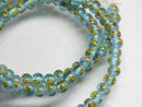 TOKO-BEADS AG955N-48 Glass bead (strand) 6~6.5mm AG955N-48 微小とんぼ玉（連） 6~6.5mm Asian bead & African bead  Handmade,Lampeork,bead,asia,india,ethnic,parts,accessory,beads とんぼ玉,ビーズ,トンボ玉,アジア,インド,エスニック,手作り,パーツ,アクセサリー