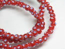TOKO-BEADS AG955N-52 Glass bead (strand) 6~6.5mm AG955N-52 微小とんぼ玉（連） 6~6.5mm Asian bead & African bead  Handmade,Lampeork,bead,asia,india,ethnic,parts,accessory,beads とんぼ玉,ビーズ,トンボ玉,アジア,インド,エスニック,手作り,パーツ,アクセサリー