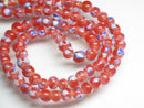 TOKO-BEADS AG955-01N Glass bead (strand) 6~6.5mm AG955-01N 微小とんぼ玉（連） 6~6.5mm Asian bead & African bead  Handmade,Lampeork,bead,asia,india,ethnic,parts,accessory,beads とんぼ玉,ビーズ,トンボ玉,アジア,インド,エスニック,手作り,パーツ,アクセサリー