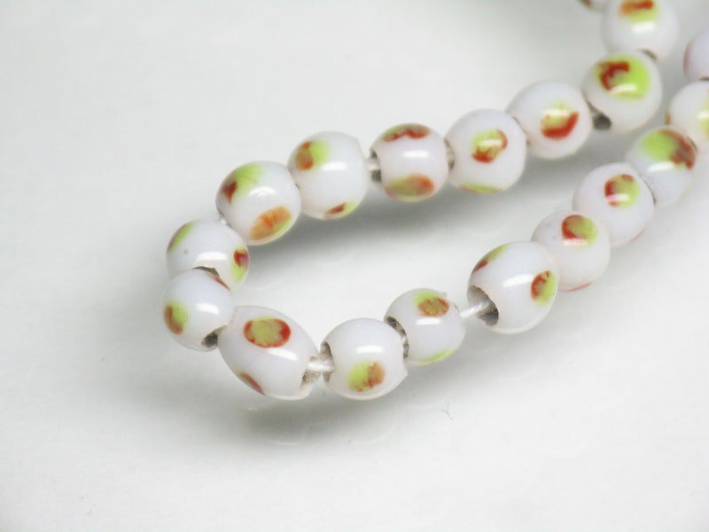 TOKO-BEADS AG955N-04 Glass bead (strand) 5~6mm AG955N-04 微小とんぼ玉（連） 5~6mm Asian bead & African bead  Handmade,Lampeork,bead,asia,india,ethnic,parts,accessory,beads とんぼ玉,ビーズ,トンボ玉,アジア,インド,エスニック,手作り,パーツ,アクセサリー