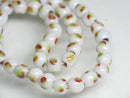 TOKO-BEADS AG955-04N Glass bead (strand) 5~6mm AG955-04N 微小とんぼ玉（連） 5~6mm Asian bead & African bead  Handmade,Lampeork,bead,asia,india,ethnic,parts,accessory,beads とんぼ玉,ビーズ,トンボ玉,アジア,インド,エスニック,手作り,パーツ,アクセサリー
