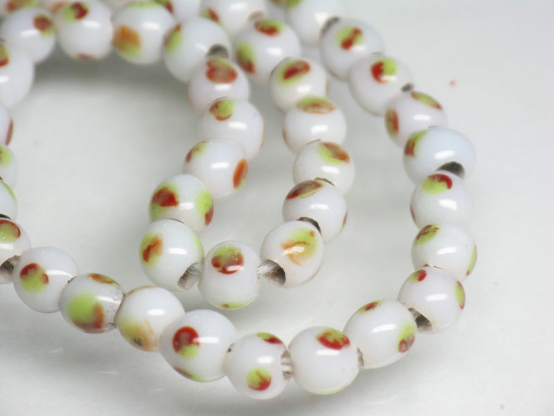 TOKO-BEADS AG955N-04 Glass bead (strand) 5~6mm AG955N-04 微小とんぼ玉（連） 5~6mm Asian bead & African bead  Handmade,Lampeork,bead,asia,india,ethnic,parts,accessory,beads とんぼ玉,ビーズ,トンボ玉,アジア,インド,エスニック,手作り,パーツ,アクセサリー
