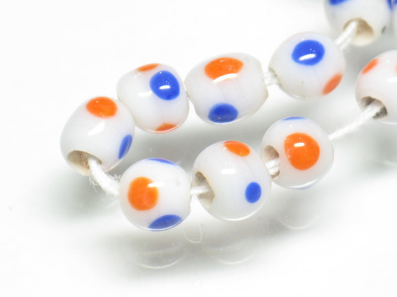 TOKO-BEADS AG955-05N Glass bead (strand) 4~6mm AG955-05N 微小とんぼ玉（連） 4~6mm Asian bead & African bead  Handmade,Lampeork,bead,asia,india,ethnic,parts,accessory,beads とんぼ玉,ビーズ,トンボ玉,アジア,インド,エスニック,手作り,パーツ,アクセサリー