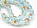 TOKO-BEADS AG955-08N Glass bead (strand) 4~6mm AG955-08N 微小とんぼ玉（連） 4~6mm Asian bead & African bead  Handmade,Lampeork,bead,asia,india,ethnic,parts,accessory,beads とんぼ玉,ビーズ,トンボ玉,アジア,インド,エスニック,手作り,パーツ,アクセサリー