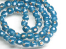 TOKO-BEADS AG955-09N Glass bead (strand) 6~6.5mm AG955-09N 微小とんぼ玉（連） 6~6.5mm Asian bead & African bead  Handmade,Lampeork,bead,asia,india,ethnic,parts,accessory,beads とんぼ玉,ビーズ,トンボ玉,アジア,インド,エスニック,手作り,パーツ,アクセサリー