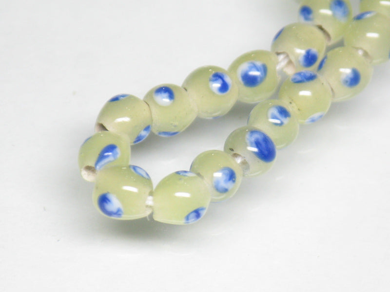 TOKO-BEADS AG955-14N Glass bead (strand) 4~6mm AG955-14N 微小とんぼ玉（連） 4~6mm Asian bead & African bead  Handmade,Lampeork,bead,asia,india,ethnic,parts,accessory,beads とんぼ玉,ビーズ,トンボ玉,アジア,インド,エスニック,手作り,パーツ,アクセサリー
