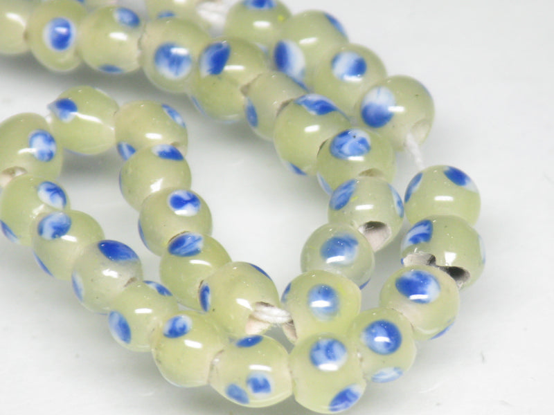 TOKO-BEADS AG955-14N Glass bead (strand) 4~6mm AG955-14N 微小とんぼ玉（連） 4~6mm Asian bead & African bead  Handmade,Lampeork,bead,asia,india,ethnic,parts,accessory,beads とんぼ玉,ビーズ,トンボ玉,アジア,インド,エスニック,手作り,パーツ,アクセサリー