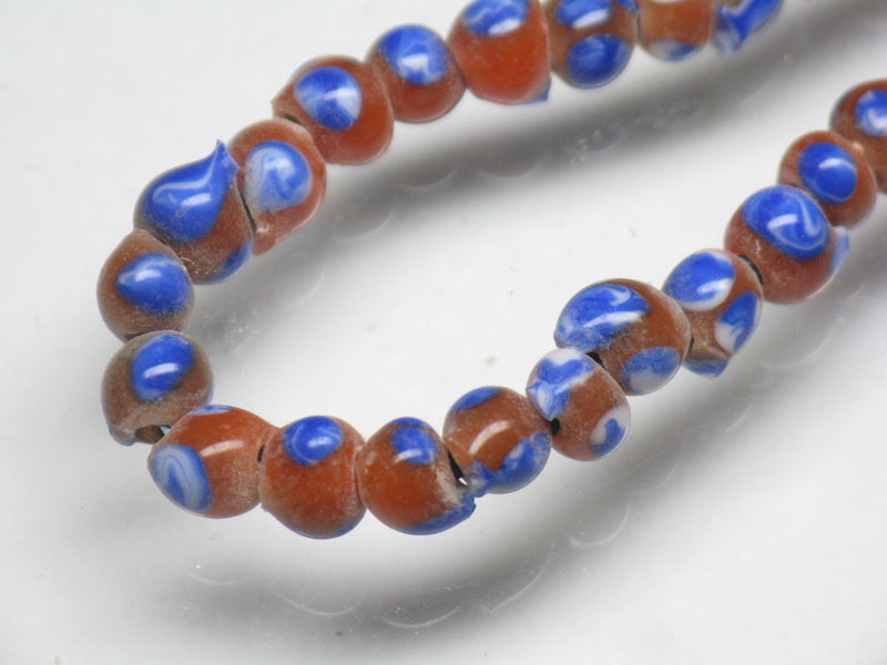 TOKO-BEADS AG955N-18 Glass bead (strand) 4~6mm AG955N-18 微小とんぼ玉（連） 4~6mm Asian bead & African bead  Handmade,Lampeork,bead,asia,india,ethnic,parts,accessory,beads とんぼ玉,ビーズ,トンボ玉,アジア,インド,エスニック,手作り,パーツ,アクセサリー