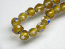 TOKO-BEADS AG955-20N Glass bead (strand) 6~6.5mm AG955-20N 微小とんぼ玉（連） 6~6.5mm Asian bead & African bead  Handmade,Lampeork,bead,asia,india,ethnic,parts,accessory,beads とんぼ玉,ビーズ,トンボ玉,アジア,インド,エスニック,手作り,パーツ,アクセサリー
