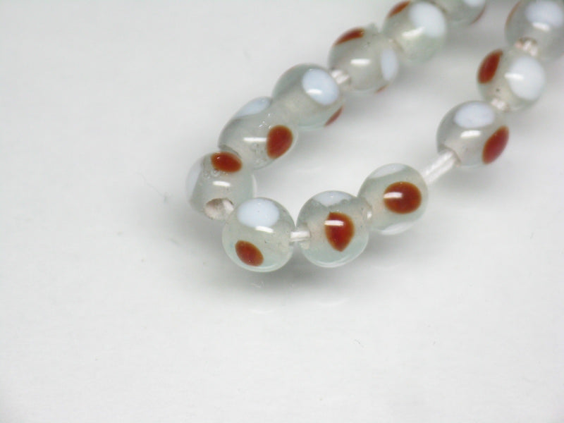 TOKO-BEADS AG955-21N Glass bead (strand) 4~6mm AG955-21N 微小とんぼ玉（連） 4~6mm Asian bead & African bead  Handmade,Lampeork,bead,asia,india,ethnic,parts,accessory,beads とんぼ玉,ビーズ,トンボ玉,アジア,インド,エスニック,手作り,パーツ,アクセサリー