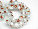 TOKO-BEADS AG955-21N Glass bead (strand) 4~6mm AG955-21N 微小とんぼ玉（連） 4~6mm Asian bead & African bead  Handmade,Lampeork,bead,asia,india,ethnic,parts,accessory,beads とんぼ玉,ビーズ,トンボ玉,アジア,インド,エスニック,手作り,パーツ,アクセサリー