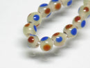 TOKO-BEADS AG955-32N Glass bead (strand) 4~6mm AG955-32N 微小とんぼ玉（連） 4~6mm Asian bead & African bead  Handmade,Lampeork,bead,asia,india,ethnic,parts,accessory,beads とんぼ玉,ビーズ,トンボ玉,アジア,インド,エスニック,手作り,パーツ,アクセサリー