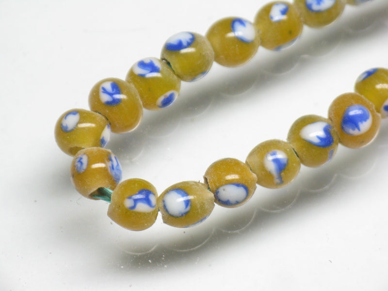 TOKO-BEADS AG955N-40 Glass bead (strand) 4~6mm AG955N-40 微小とんぼ玉（連） 4~6mm Asian bead & African bead  Handmade,Lampeork,bead,asia,india,ethnic,parts,accessory,beads とんぼ玉,ビーズ,トンボ玉,アジア,インド,エスニック,手作り,パーツ,アクセサリー
