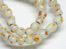 TOKO-BEADS AG955-41N Glass bead (strand) 4~6mm AG955-41N 微小とんぼ玉（連） 4~6mm Asian bead & African bead  Handmade,Lampeork,bead,asia,india,ethnic,parts,accessory,beads とんぼ玉,ビーズ,トンボ玉,アジア,インド,エスニック,手作り,パーツ,アクセサリー