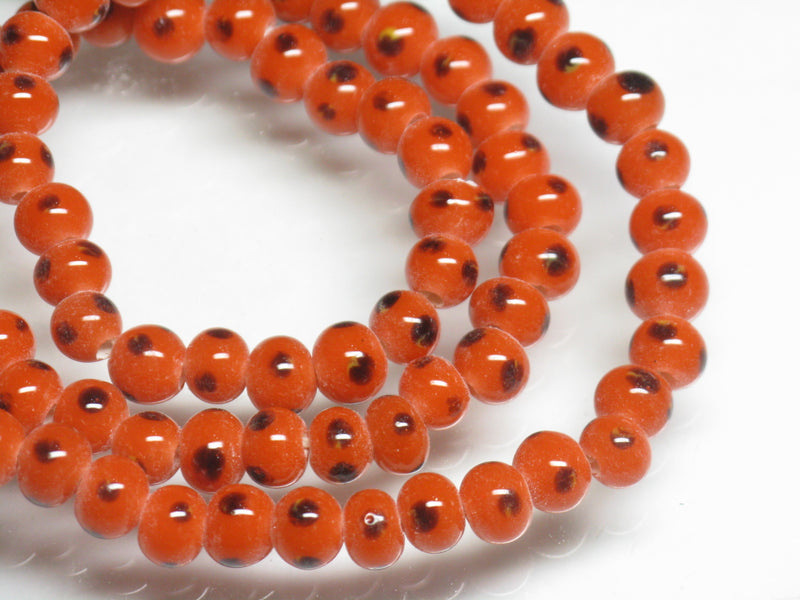 TOKO-BEADS AG955N-51 Glass bead (strand) 6~6.5mm AG955N-51 微小とんぼ玉（連） 6~6.5mm Asian bead & African bead  Handmade,Lampeork,bead,asia,india,ethnic,parts,accessory,beads とんぼ玉,ビーズ,トンボ玉,アジア,インド,エスニック,手作り,パーツ,アクセサリー