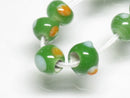 TOKO-BEADS AG955-62N Glass bead (strand) 6.5mm AG955-62N 微小とんぼ玉（連） 6.5mm Asian bead & African bead  Handmade,Lampeork,bead,asia,india,ethnic,parts,accessory,beads とんぼ玉,ビーズ,トンボ玉,アジア,インド,エスニック,手作り,パーツ,アクセサリー