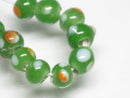 TOKO-BEADS AG955-62N Glass bead (strand) 6.5mm AG955-62N 微小とんぼ玉（連） 6.5mm Asian bead & African bead  Handmade,Lampeork,bead,asia,india,ethnic,parts,accessory,beads とんぼ玉,ビーズ,トンボ玉,アジア,インド,エスニック,手作り,パーツ,アクセサリー