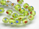 TOKO-BEADS AG955-63N Glass bead (strand) 4.5~5mm AG955-63N 微小とんぼ玉（連） 4.5~5mm Asian bead & African bead  Handmade,Lampeork,bead,asia,india,ethnic,parts,accessory,beads とんぼ玉,ビーズ,トンボ玉,アジア,インド,エスニック,手作り,パーツ,アクセサリー
