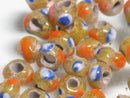 TOKO-BEADS AG955S-39 Glass bead 4~6mm AG955S-39 微小とんぼ玉 4~6mm Asian bead & African bead  Handmade,Lampeork,bead,asia,india,ethnic,parts,accessory,beads とんぼ玉,ビーズ,トンボ玉,アジア,インド,エスニック,手作り,パーツ,アクセサリー