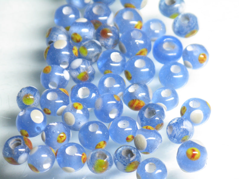 TOKO-BEADS AG955-58S Glass bead 5.5~6mm AG955-58S 微小とんぼ玉 5.5~6mm Asian bead & African bead  Handmade,Lampeork,bead,asia,india,ethnic,parts,accessory,beads とんぼ玉,ビーズ,トンボ玉,アジア,インド,エスニック,手作り,パーツ,アクセサリー