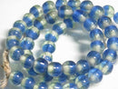 TOKO-BEADS AG956N-02 Glass bead (strand) 8~9mm AG956N-02 ツートーンビーズ（連） 8~9mm Asian bead & African bead  Handmade,Lampeork,bead,asia,india,ethnic,parts,accessory,beads とんぼ玉,ビーズ,トンボ玉,アジア,インド,エスニック,手作り,パーツ,アクセサリー