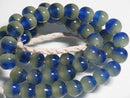 TOKO-BEADS AG956N-04 Glass bead (strand) 8mm AG956N-04 ツートーンビーズ（連） 8mm Asian bead & African bead  Handmade,Lampeork,bead,asia,india,ethnic,parts,accessory,beads とんぼ玉,ビーズ,トンボ玉,アジア,インド,エスニック,手作り,パーツ,アクセサリー