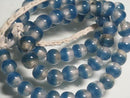 TOKO-BEADS AG956N-07 Glass bead (strand) 8mm AG956N-07 ツートーンビーズ（連） 8mm Asian bead & African bead  Handmade,Lampeork,bead,asia,india,ethnic,parts,accessory,beads とんぼ玉,ビーズ,トンボ玉,アジア,インド,エスニック,手作り,パーツ,アクセサリー