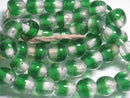 TOKO-BEADS AG956N-10 Glass bead (strand) 10mm AG956N-10 ツートーンビーズ（連） 10mm Asian bead & African bead  Handmade,Lampeork,bead,asia,india,ethnic,parts,accessory,beads とんぼ玉,ビーズ,トンボ玉,アジア,インド,エスニック,手作り,パーツ,アクセサリー