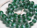 TOKO-BEADS AG956N-12 Glass bead (strand) 9mm AG956N-12 ツートーンビーズ（連） 9mm Asian bead & African bead  Handmade,Lampeork,bead,asia,india,ethnic,parts,accessory,beads とんぼ玉,ビーズ,トンボ玉,アジア,インド,エスニック,手作り,パーツ,アクセサリー